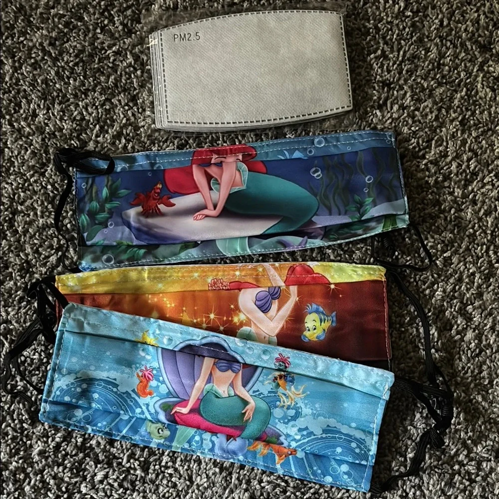 Little Mermaid Face Masks